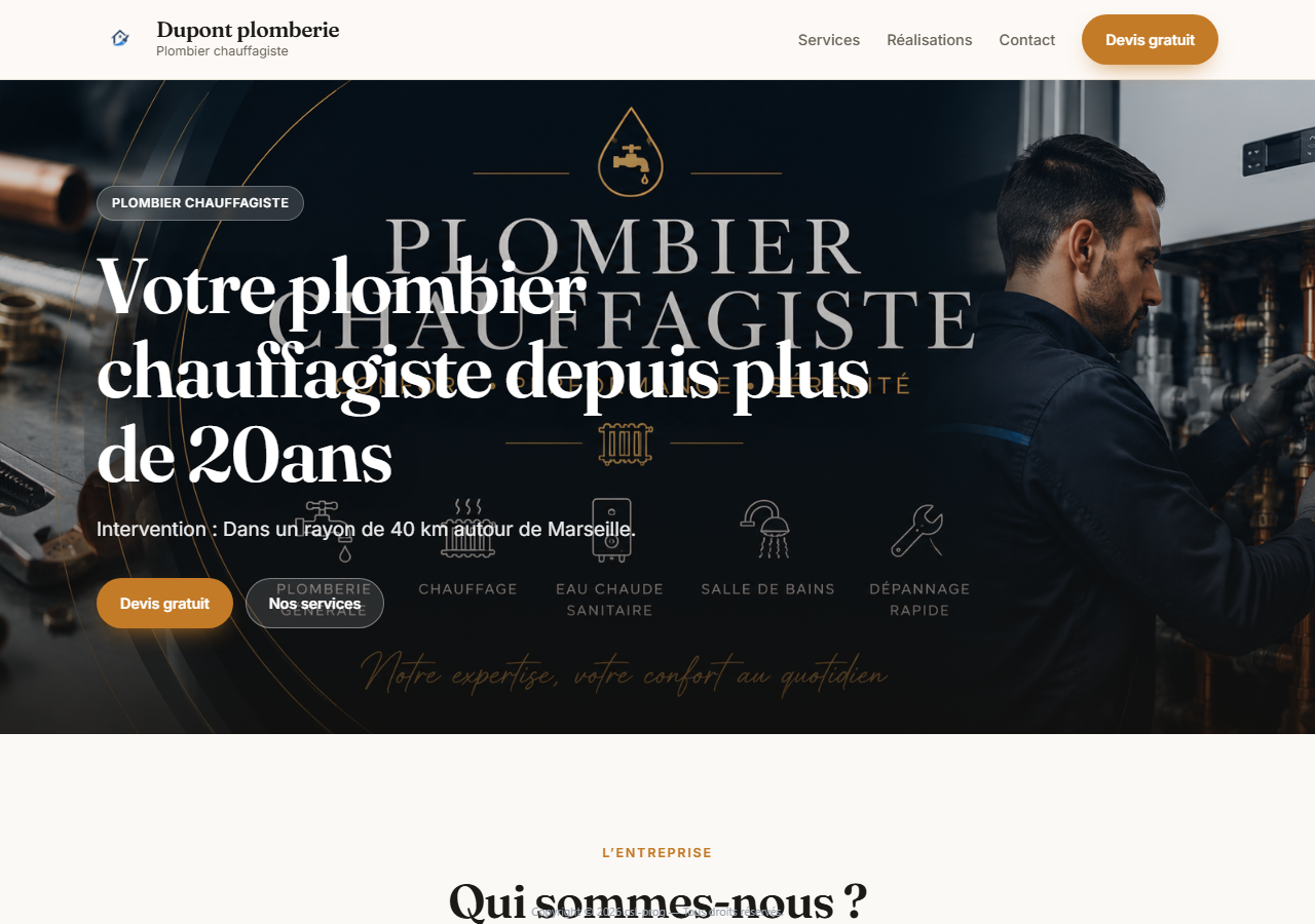 Modèle Artisan / BTP